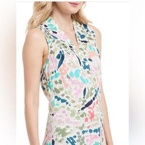 Nic+ Zoe Colorful Sleeveless Top